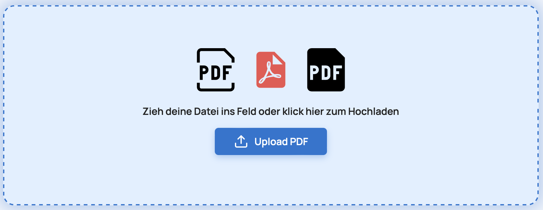 PDF hochladen